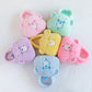 Care Bear Handheld Bag Doll Fried Dough Twists Dumpling Bag Plush Toy Doll Bag Grab Machine Doll Wedding Throw Doll Gift