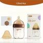 4oz,8oz High Borosilicate Glass Baby Bottles, Wide-Neck Glass Feeding Bottle, Milk Bottle with Bottom Air Balance Hole/Valve, Perfect Gift for Newborn