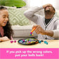 Family Gathering Interactive Game, Magnetic Wand and Colourful Bells, Parent-Child Puzzle Board Game Birthdays and Christmas Gif