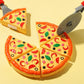 Kids Pizza Cutting Toy Simulation Plastic Pizza Dinette Child Toy Kitchen Pretend Play Food Cooking Kitchen Toys For Kids