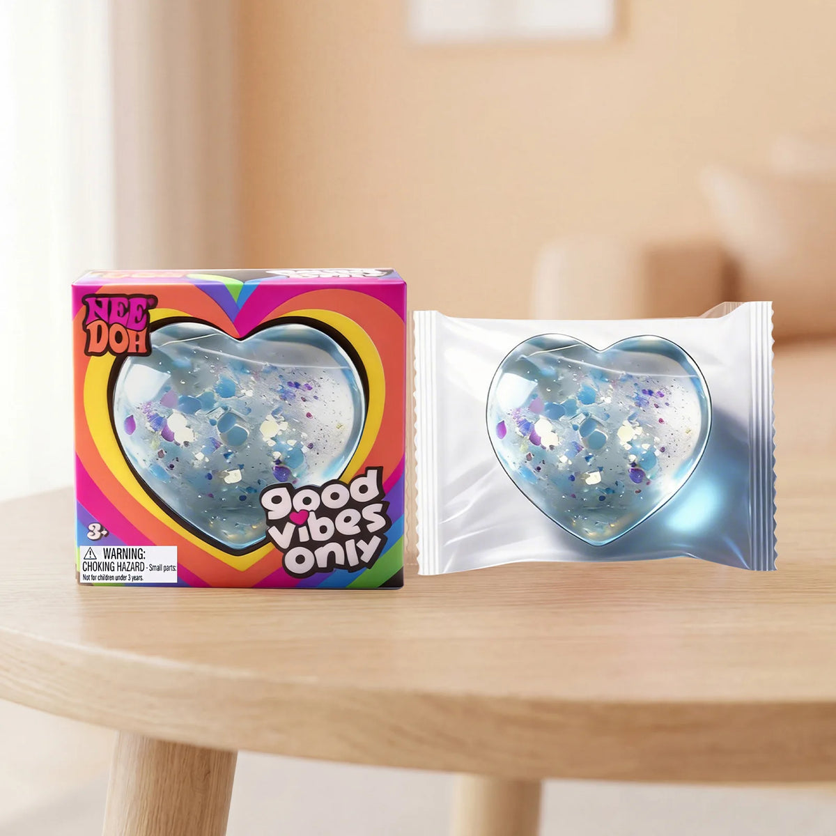 Heart-shaped Squishy Toy Soft and Comfortable Touch, Non-sticky, Fast Rebound, Cute and Compact, Portable Palm Toy