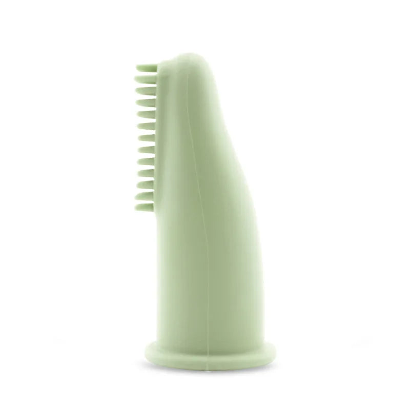 Baby Oral Care Finger Toothbrush Soft Silicone Teething Toy Gum Cleaning Brush Infant Dental Health Supplies Newborn And Toddler