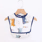 Baby Girls Apron Bibs Toddler Long Sleeve Scarf Waterproof Art Smock Feeding Bib Infant Boys Girls Kids Burp Cloth Bandana
