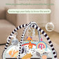 Baby Educational Fitness Frame Gym Play Mat 0-36 Months Tummy Time Crawling Game Blanket Toys Play Mat Rack Crawling Blanket