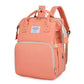 Baby Bed Mother Large Capacity Nappy Milk Bottle Backpacks with Changing Mat Convenient Baby Nursing Bags Gift Mommy Diaper Bags