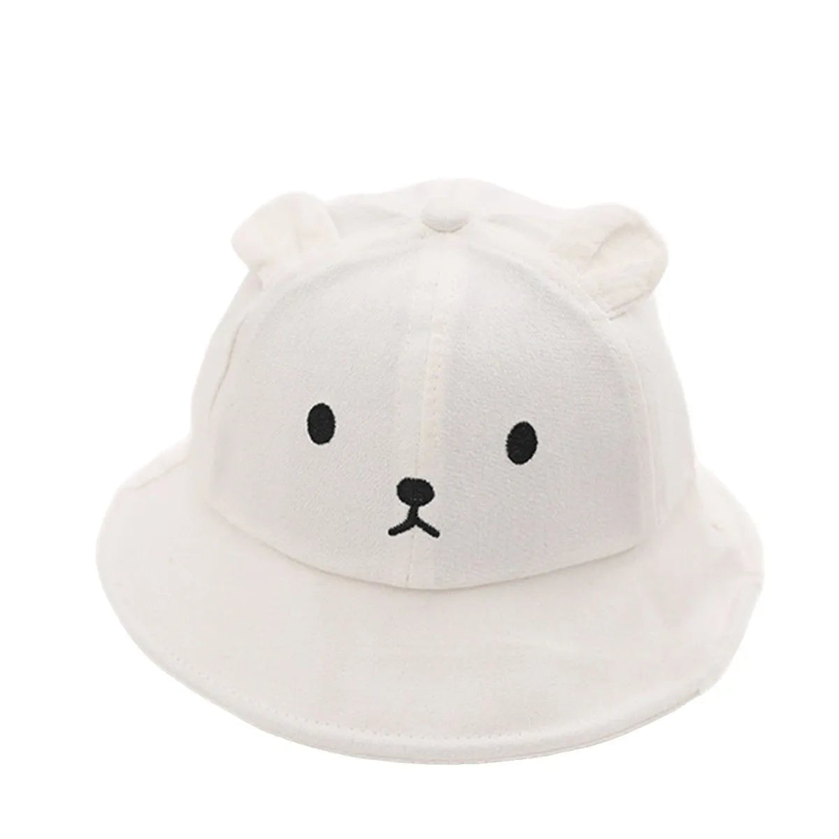 ins Spring/Summer Korean version baby super cute bear fisherman hat for boys and girls, thin basin hat for sun protection and su