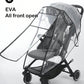 Baby stroller accessories waterproof and rainproof cover transparent windproof and dustproof opened for baby stroller raincoats