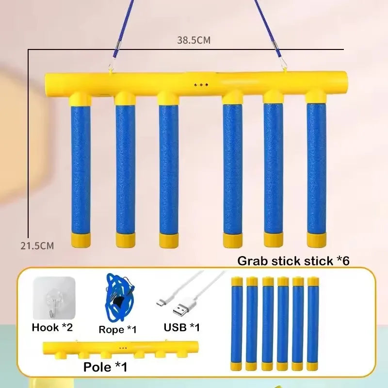 Adults Kid Catching Sticks Game Falling Sticks Catching Sensory Toy Drop Catch Win Reaction Training Reflex Challenge Party Game