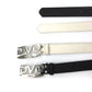 Unisex Nostalgic DVD Buckle Belt Versatile Black White Decorative Waist Straps Belt for Men Women Jeans Matching Gift for Her