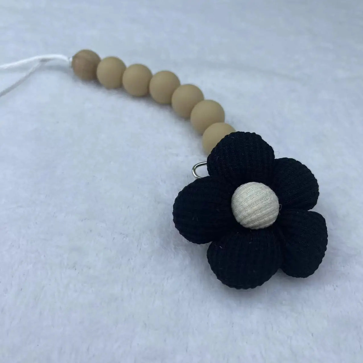 Flower Baby Pacifier Clip Chain Newborn Dummy Nipple Holder Clips BPA Free Cotton Teething Toys Soother Pendant Holder