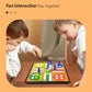 Ludo Game Set Strategy Game Parent Interaction with Foldable Board Travel Family Game for Party Toy Interactive Board Game
