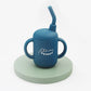 New cartoon 120ML Baby Silicone Sippy Cup BPA-Free Portable Storage Snack Container Feeding Cup Leakproof Trainer Cup