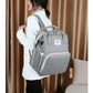 Baby Bed Mother Large Capacity Nappy Milk Bottle Backpacks with Changing Mat Convenient Baby Nursing Bags Gift Mommy Diaper Bags