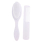 1Set Baby Massage Comb Creative Hair Brush Soft Toddler Detangling Grooming Head Care Bathing Kit White Baby Hair Brush