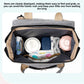 Fashionable Folding Baby Crib Mother and Baby Bag Large Capacity Hand-held Bottle Diaper Backpack Mother and Mommy Bag