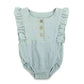 Seafoam Organic Baby Romper
