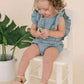Seafoam Organic Baby Romper