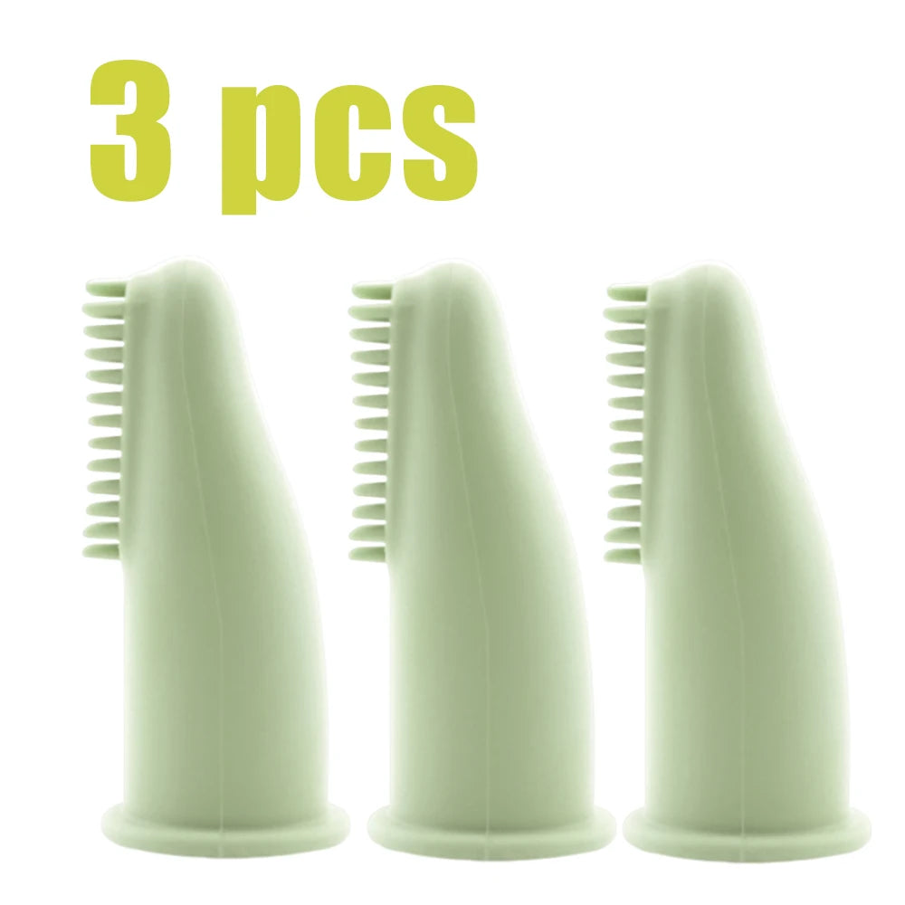 Baby Oral Care Finger Toothbrush Soft Silicone Teething Toy Gum Cleaning Brush Infant Dental Health Supplies Newborn And Toddler