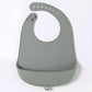 Baby Bib Adjustable Waterproof Bibs Babies Soft Edible Silicone Newborn Saliva Dripping Towel Drooling Children Scarf BPA Free
