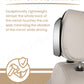 1 Pc Crash Tested And Certified Shatterproof Baby Car Mirror For Rear Facing Infant With Wide Larger Crystal Clear View