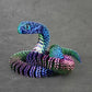 3D Printed Snake Model Toy Body Joint Movable Vipers Toys 3D Printed Snake Fidget Toy Simulation Snake Figurine Table Decoration