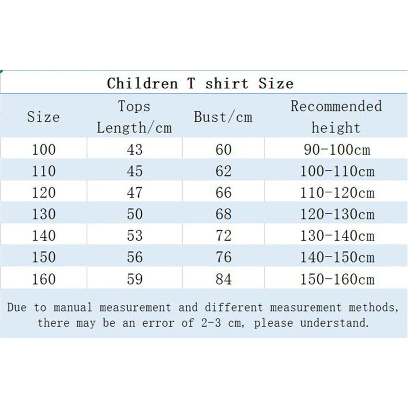 Care Bears Birthday Number T-shirt Children Tee Top Round Collar Clothing Kawaii Girls Short Sleeve Kids Cartoon Clothes Gift