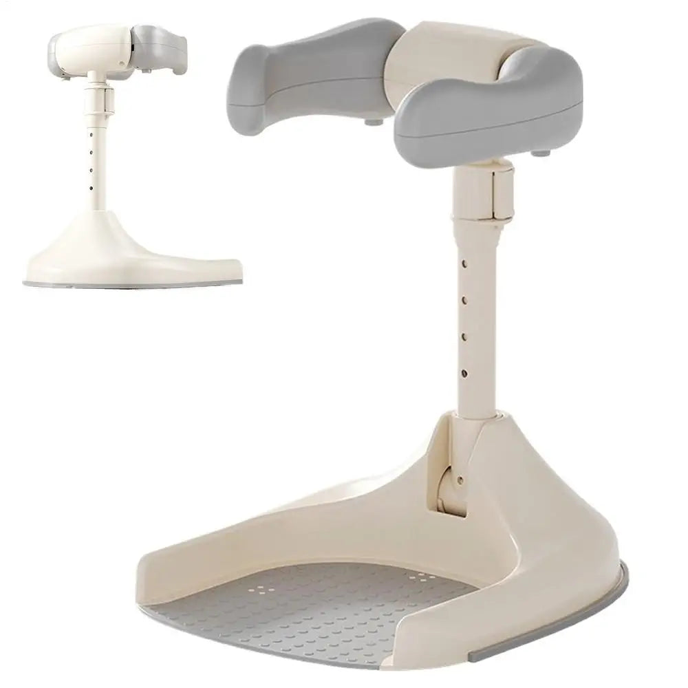 Baby Standing Bath Anti Slip Baby Bath Support Foldable Infant Bath Stand Adjustable Shower for New born 0-6 Months Infants