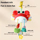 Baby Toys Crab Baby Bottle Bed Hanging Drawstring Music Rattles Teether Stroller Cheer Bedbell Pendant can be Nibbled Gift