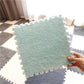 Soft Plush Baby Play Mat for Winter Crawling, Interlocking Foam Tiles Rug for Kids Room and Living Room， 30x30cm
