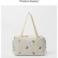 New Newborn Baby Care Diaper Bag Mommy Maternity Shoulder Bag Embroidery Quilted Stroller Diaper Storage Organizer Large Handbag