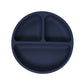Suction Plates For Babies, Silicone With Lid Divided Design Dinner Plate