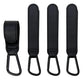 1/2/4pcs PU Leather Hook Stroller Hook Versatile Adjustable Hook For Stroller Organize Accessories Strong Bearing High Quality