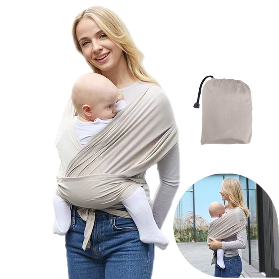 Ergonomic Baby Backpack Newborn Sling with Backpack Straps Outdoor Parenting X-shaped Support Comfortable Baby Carrier