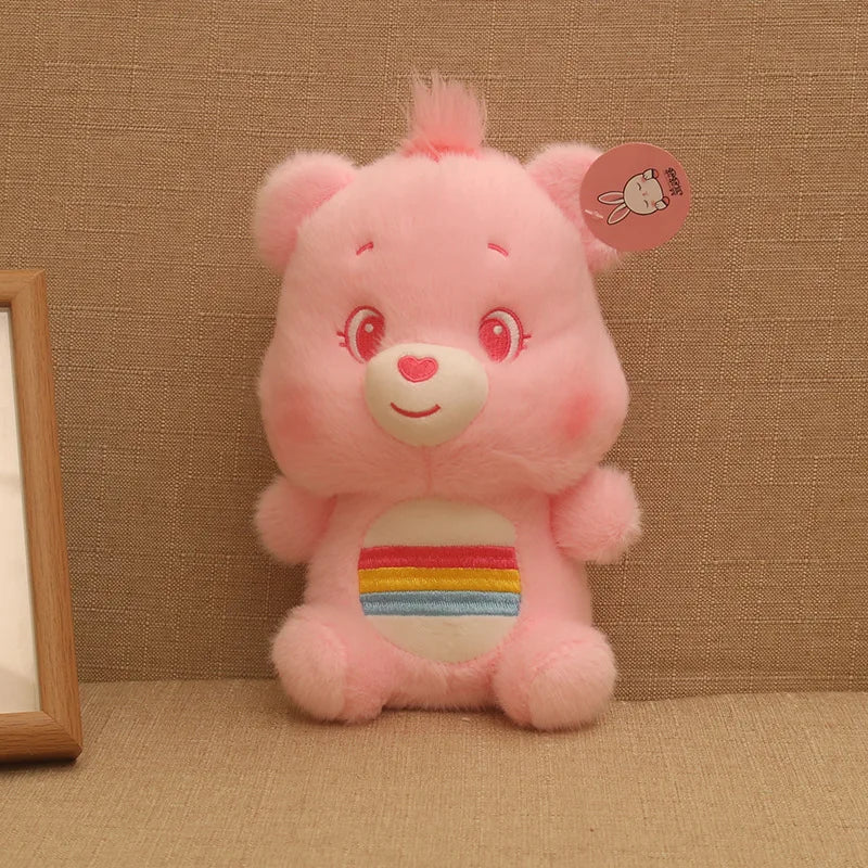 Cute Care Bears Cartoon Plush Toys Rainbow Bear Soft Stuffed Toys Car Decoration Plush Pillow Boys Girls Birthday Doll Gift