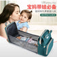 Baby Bed Mother Large Capacity Nappy Milk Bottle Backpacks with Changing Mat Convenient Baby Nursing Bags Gift Mommy Diaper Bags