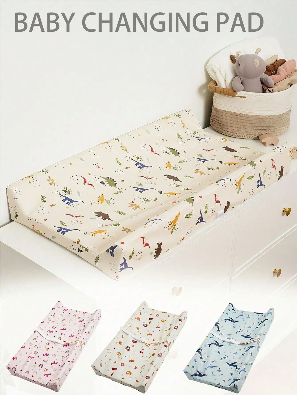 Baby Changing Pad Waterproof Portable Diaper Changing Mat Soft Nappy Pad for Newborn Baby Care Travel Home Use