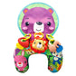Baby Tummy Time Pillow with Rattle Toys, Multifunctional Crawling Mat Play Gym for Infants, Colorful Cartoon Animals Support Cus