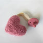 Baby Pacifier Chain Sherpa Moon Star Heart Plush Pendant Newborn Dummy Holder Nipple Clip Nursery Infant Comforter