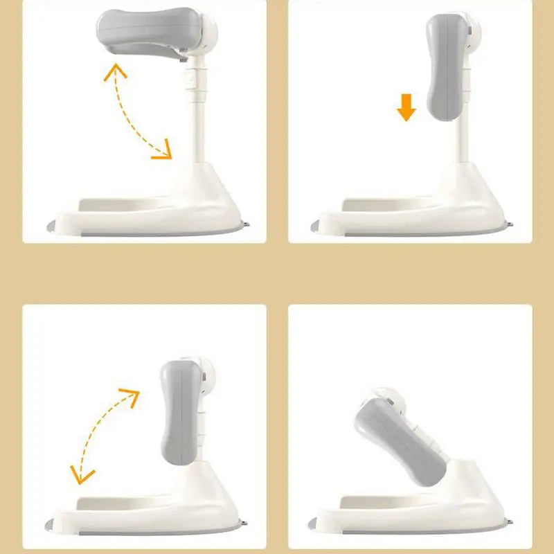 Baby Standing Bath Anti Slip Baby Bath Support Foldable Infant Bath Stand Adjustable Shower for New born 0-6 Months Infants
