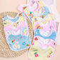 Random 5/8/10pcs Baby Cotton Babadores Burp Saliva Towel Cartoon Bibs Bandana Waterproof Boys Girls Accessories Clothing