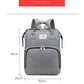 Fashionable Folding Baby Crib Mother and Baby Bag Large Capacity Hand-held Bottle Diaper Backpack Mother and Mommy Bag