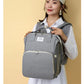 Fashionable Folding Baby Crib Mother and Baby Bag Large Capacity Hand-held Bottle Diaper Backpack Mother and Mommy Bag