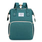 Baby Bed Mother Large Capacity Nappy Milk Bottle Backpacks with Changing Mat Convenient Baby Nursing Bags Gift Mommy Diaper Bags