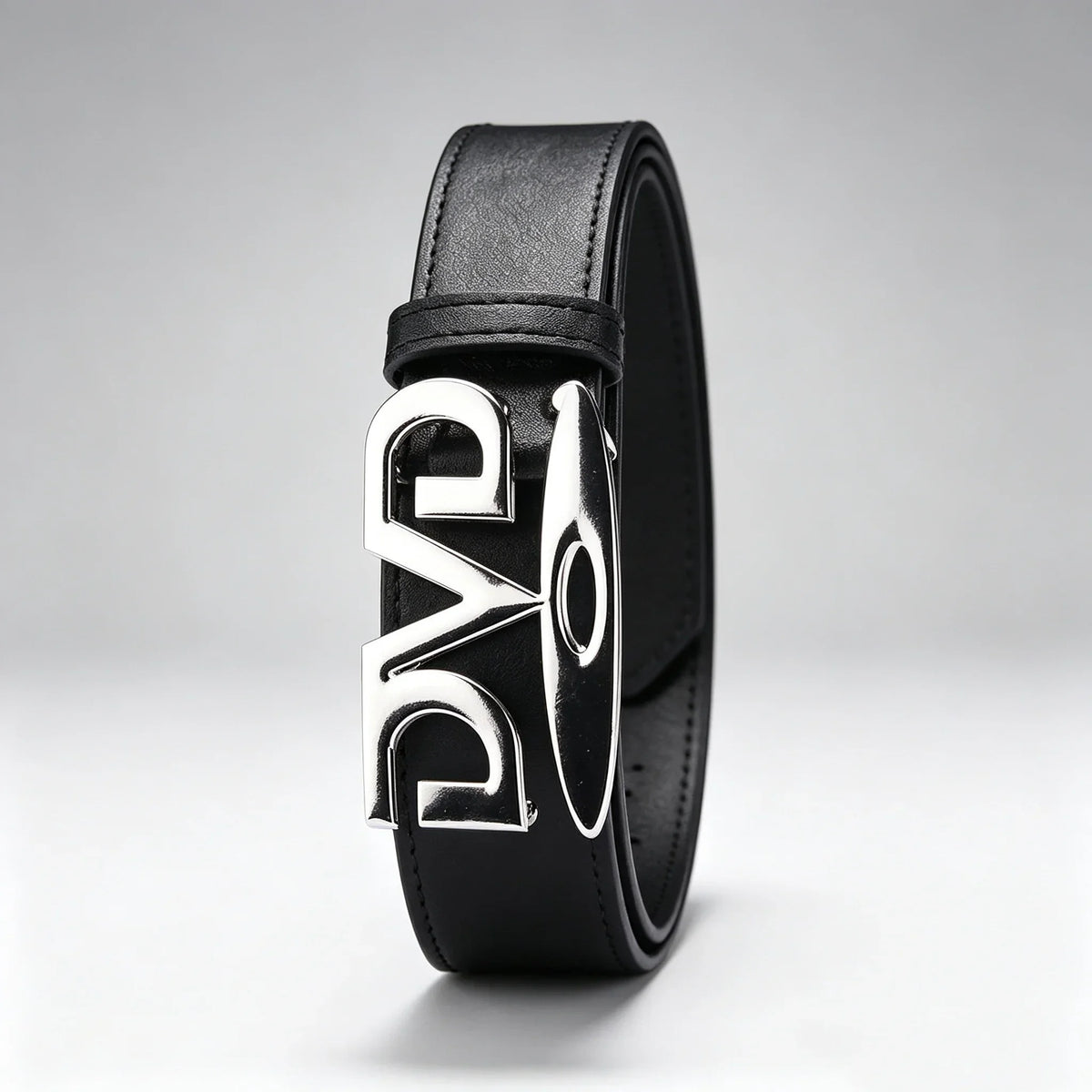 Men Women Unisex Decorative Belt with DVD Shape Buckle, Retro Nostalgic Waist Strap, Versatile Black White Belt for Jeans Outfit