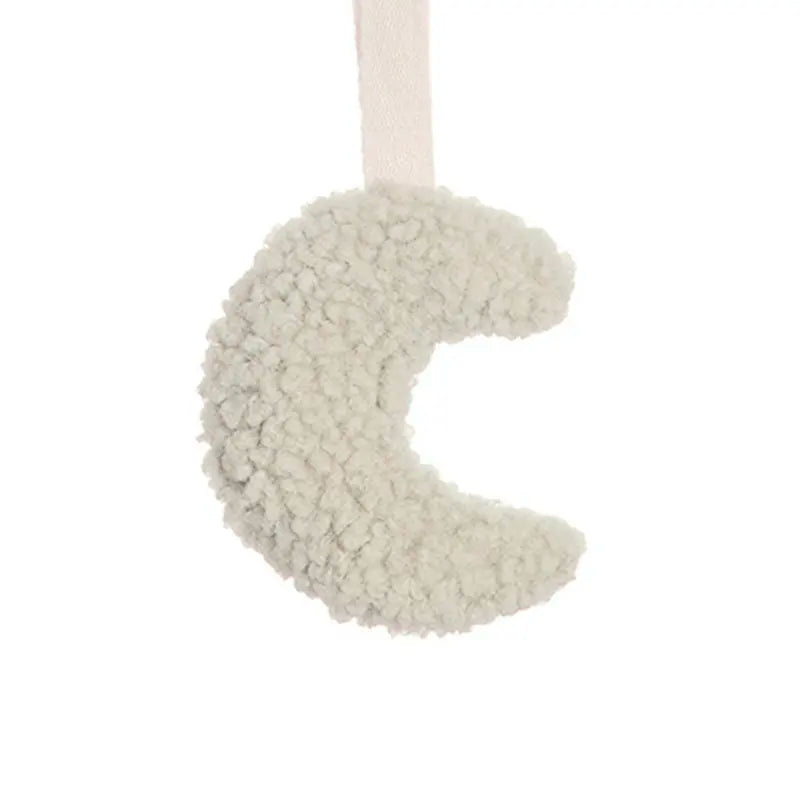 Baby Pacifier Chain Sherpa Moon Star Heart Plush Pendant Newborn Dummy Holder Nipple Clip Nursery Infant Comforter