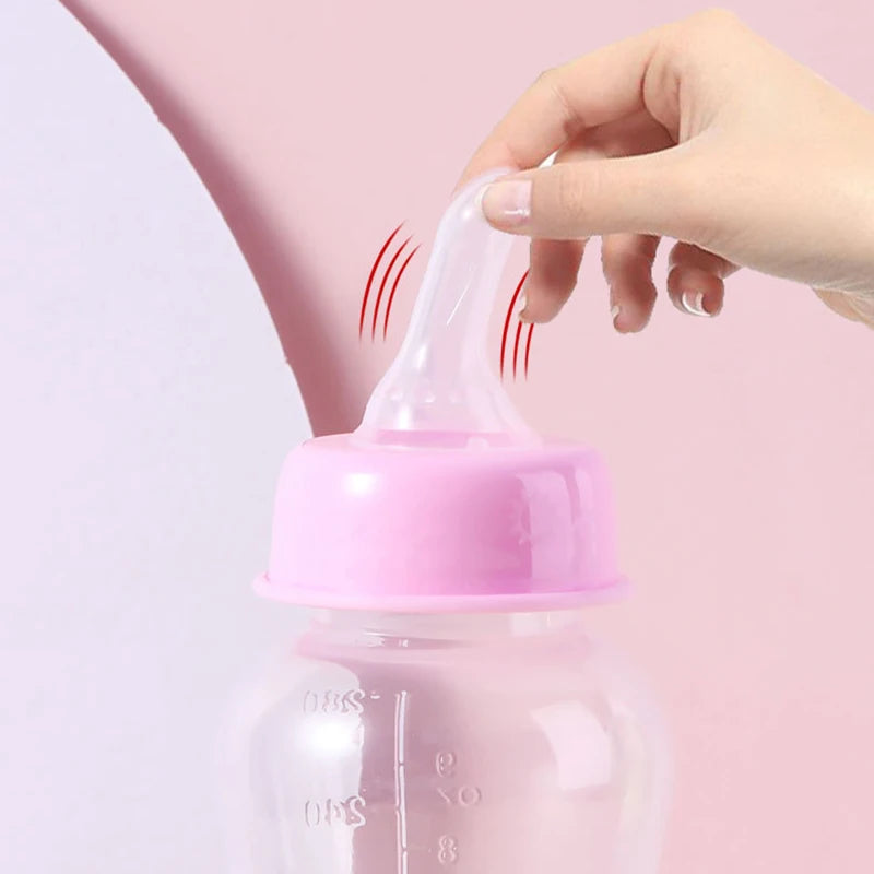 280ml baby bottle with handle, easy to clean, feeding accessory for children, suitable for various occasions
