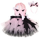 Girls Toddler Clothes Toddler Kids Caveman Costume Girls Halloween Dog Bones Historical Cavegirl Girls Cut Out Shoulder Dress