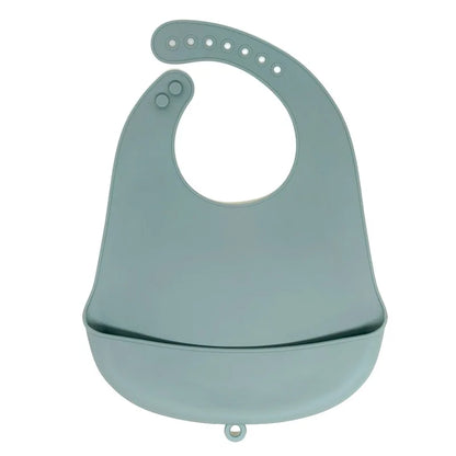 Silicone bib for baby meals - Children's waterproof bib - Feeding hygiene protection product