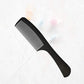 Professional Barber Styling Comb for Long Wet or Curly Hair Black Carbon Fibre Heat Resistant Anti-static Detangling Ergonomic