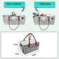 New Felt Baby Diaper Storage Bag Portable Large Pocket Mommy Bag Large Capacity Nursery Organizer Infant Care